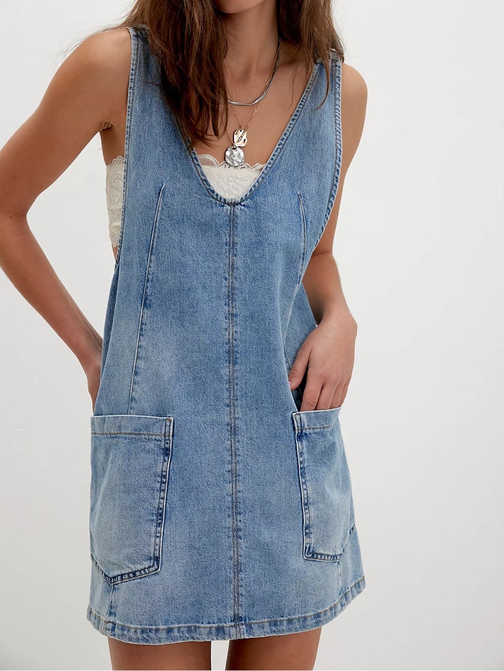 We The Free Free People High Roller Skirtall Jumper Dress